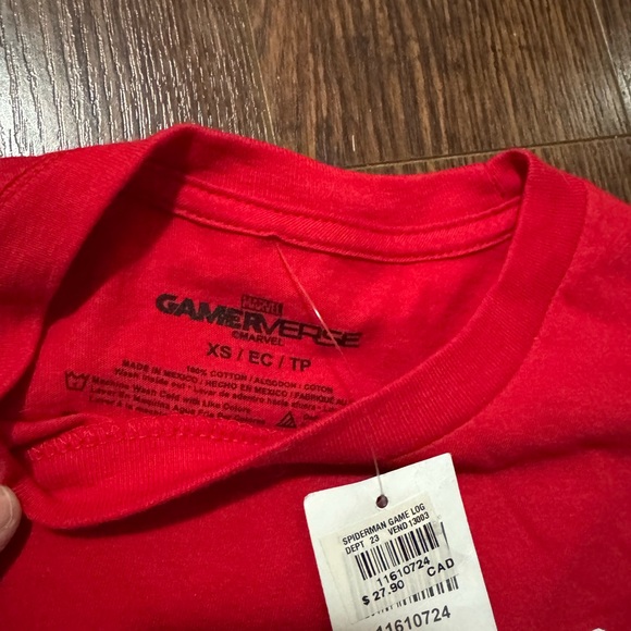 Marvel Gray Striped T-Shirt - Picture 3 of 7